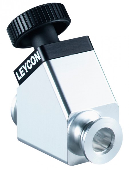 ISO-KF Right angle and Straigh-through valve, manually operated