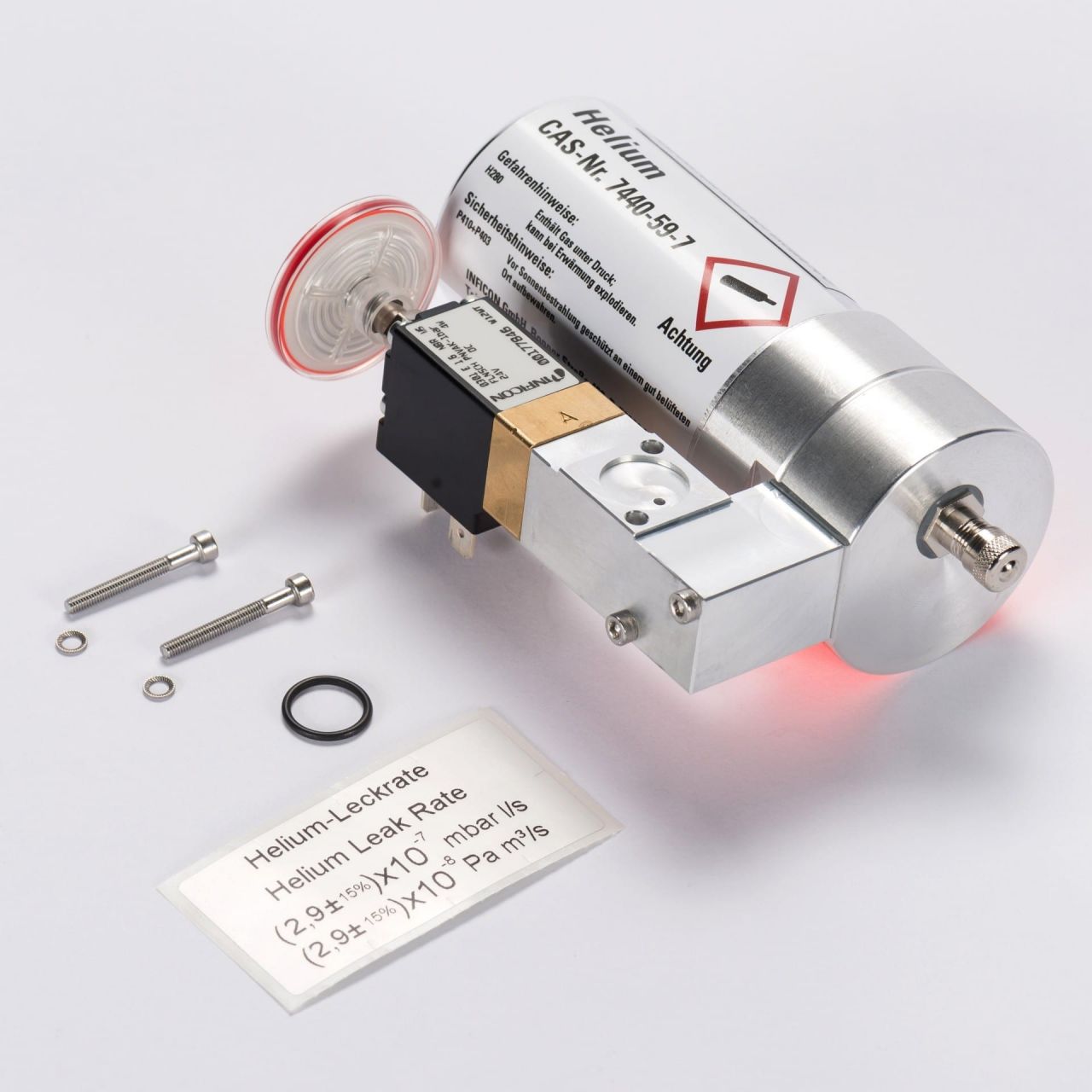 Kiểm tra rò rỉ với bình chứa khí Heli TL 7 - 2,9 bar 1