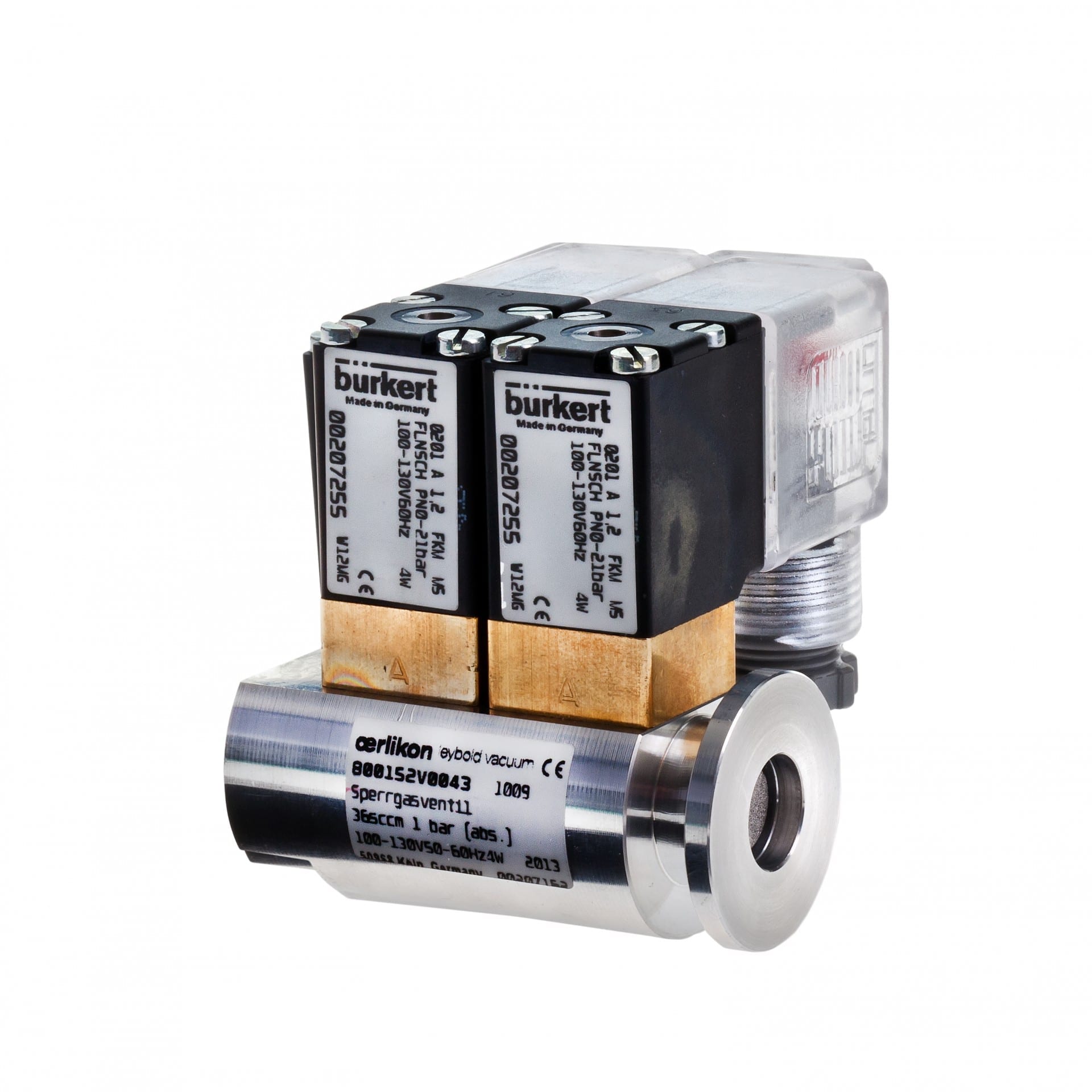 Purge / Vent valve 36 sccm 100115V AC Accessories TURBOVAC