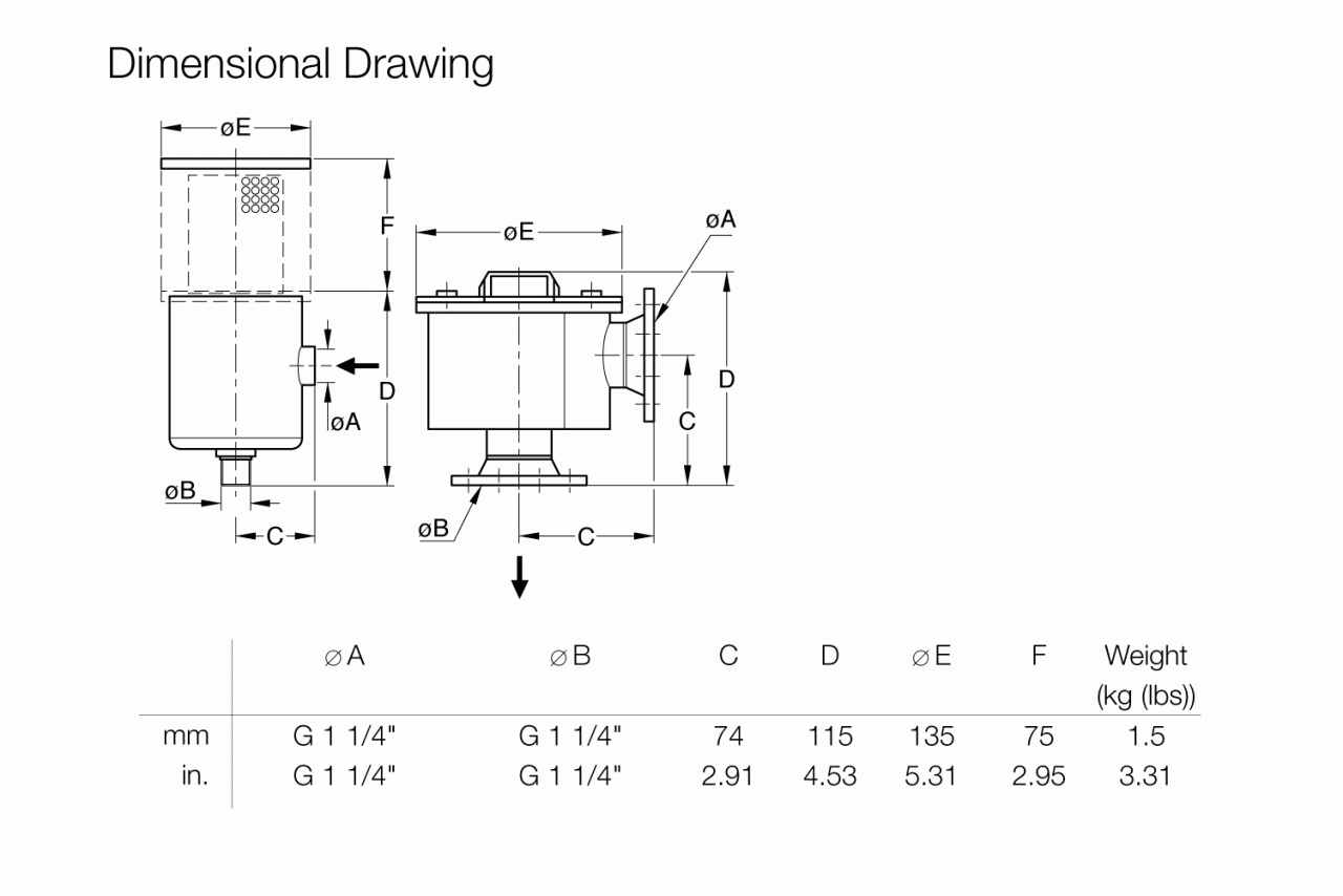 Lọc bụi F 40 - G11/4